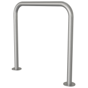 Stainless steel hoop |  48 mm | for casting in concrete | without cross bar | total width 800 mm | To be fixed by plugs